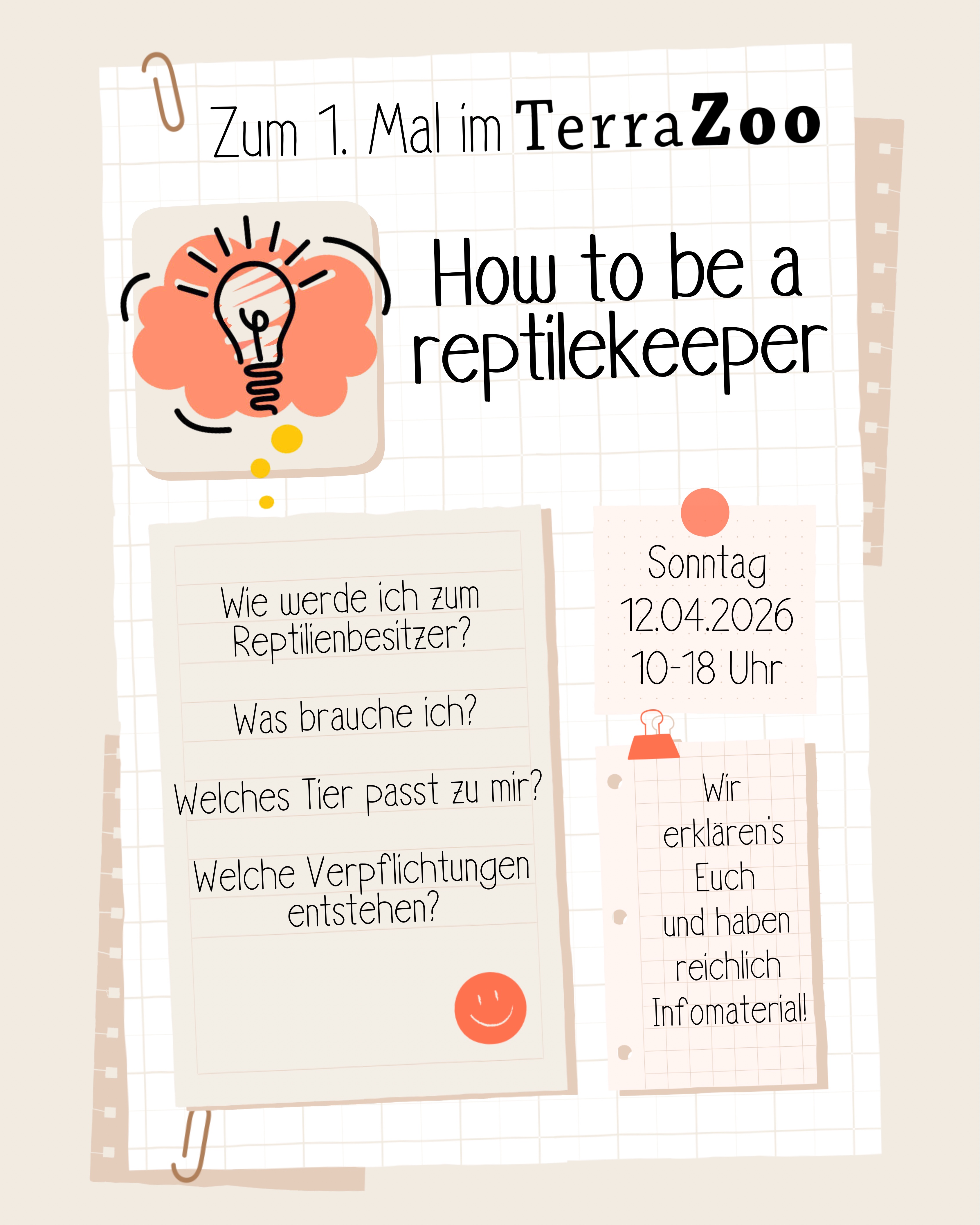 How to be a reptilekeeper